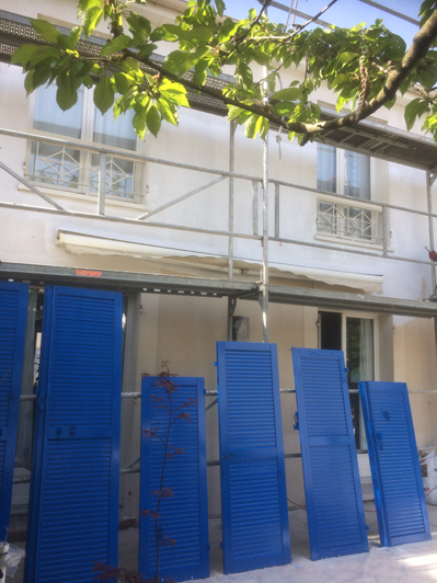 4-peintture des volets