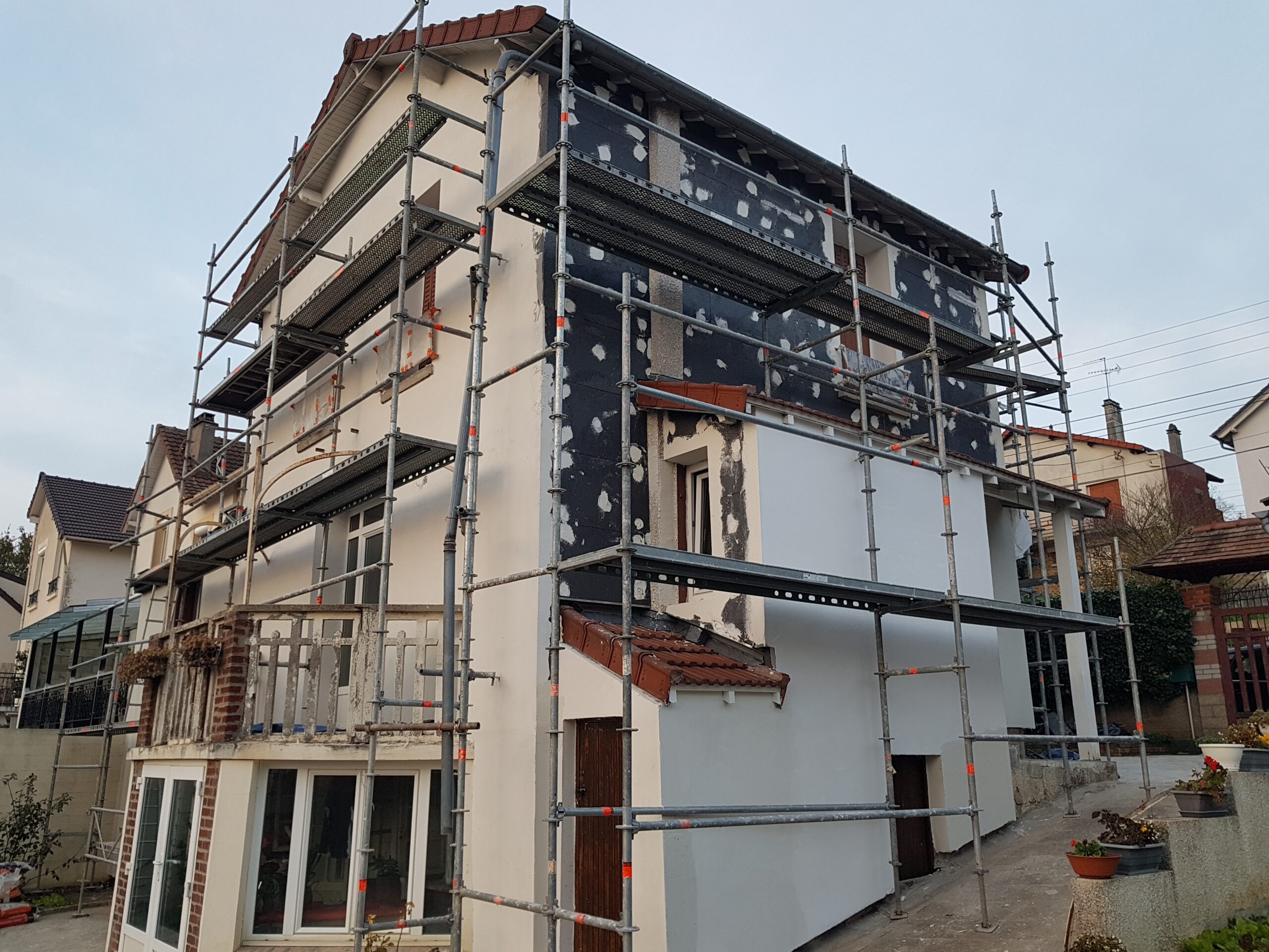 Isolation Villeneuve St georges (94) : en cours travaux.